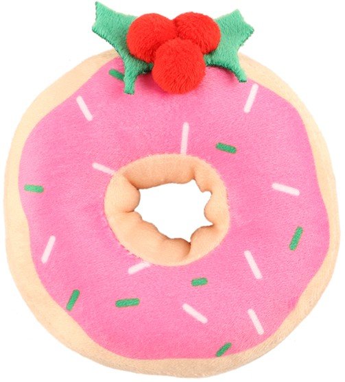 Huhubamboo plyšový donut ružový