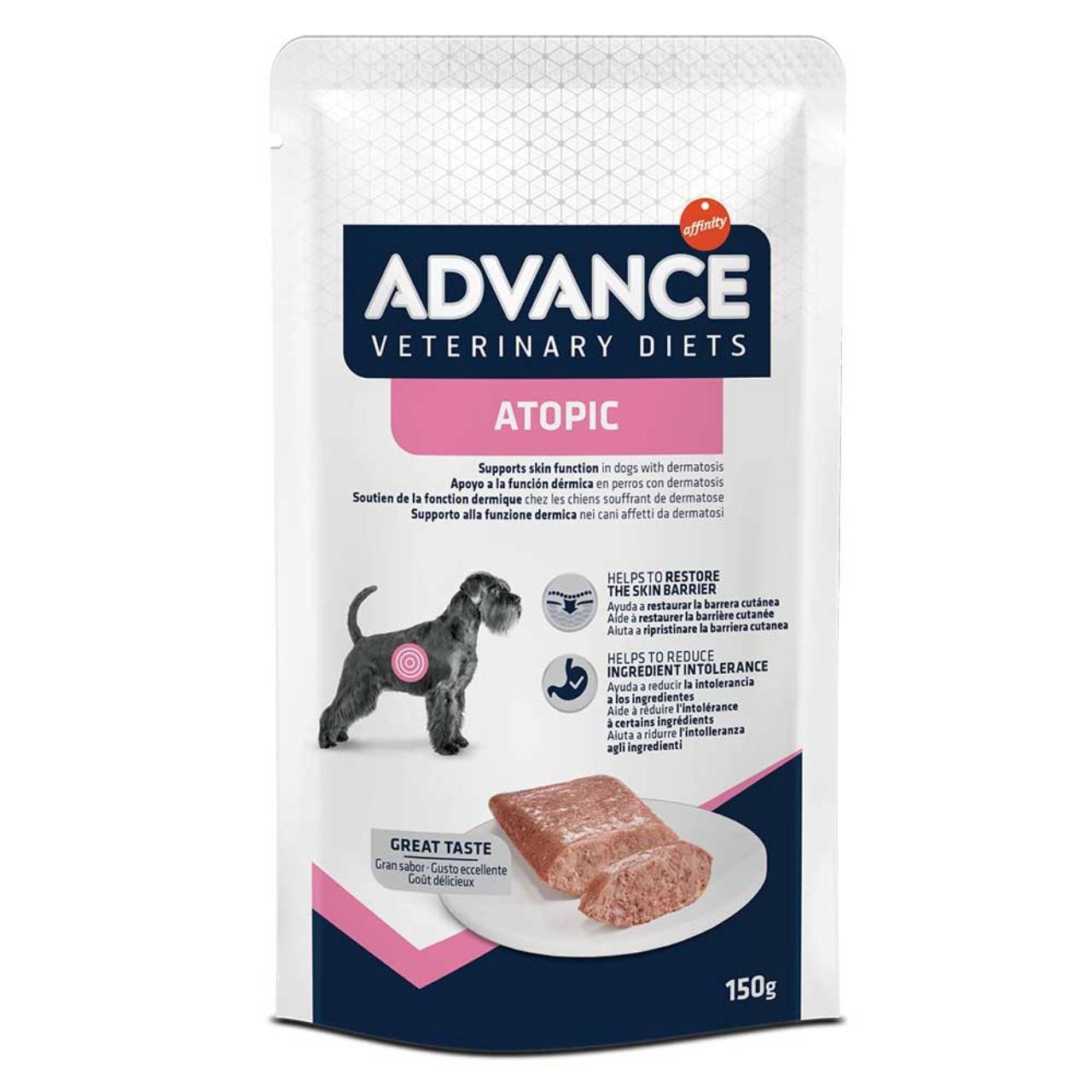 Vrecko ADVANCE-VD DOG Atopic 150g