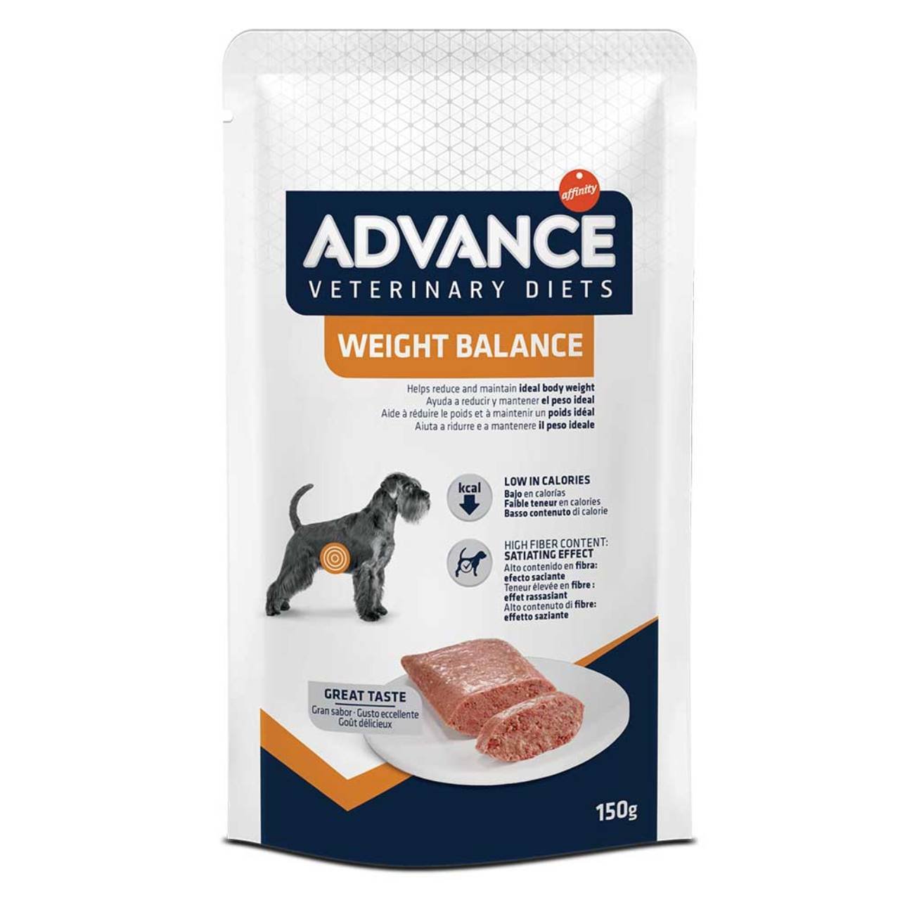 Vrecko ADVANCE-VD DOG Weight Balance 150g