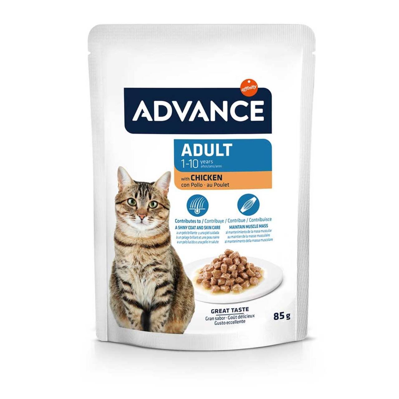 Kapsička ADVANCE ADULT kura 85g