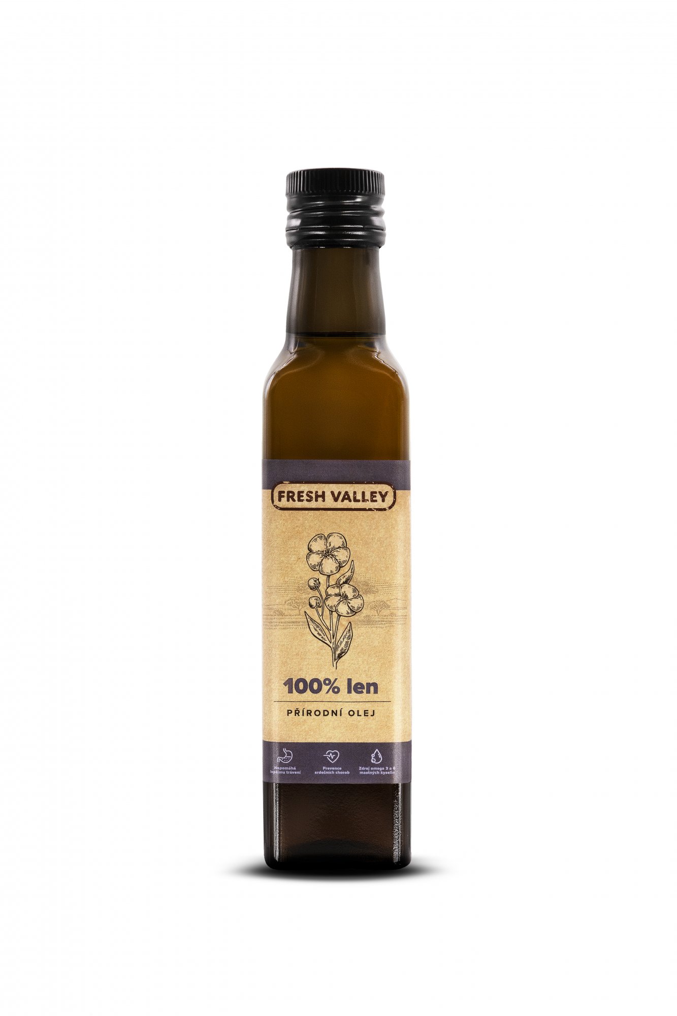 Fresh Valley ľanový olej 250ml