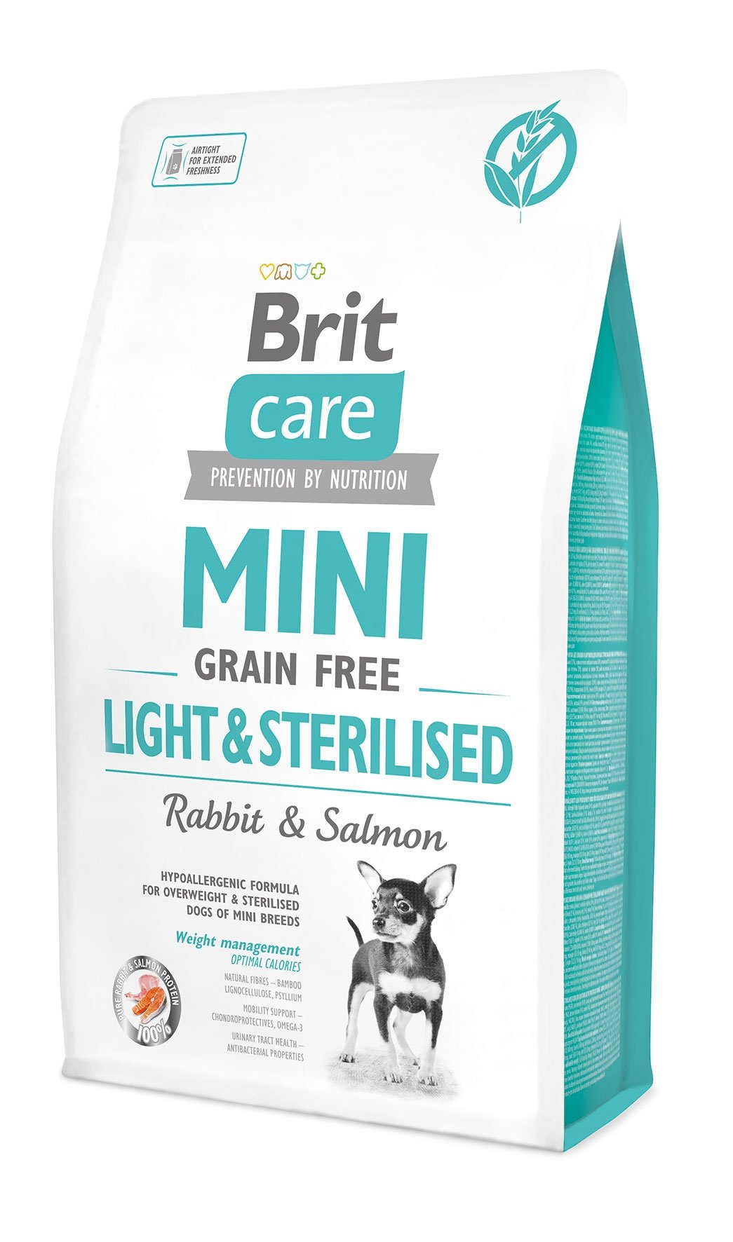 Brit Care Mini Grain Free Light & Sterilised 2kg