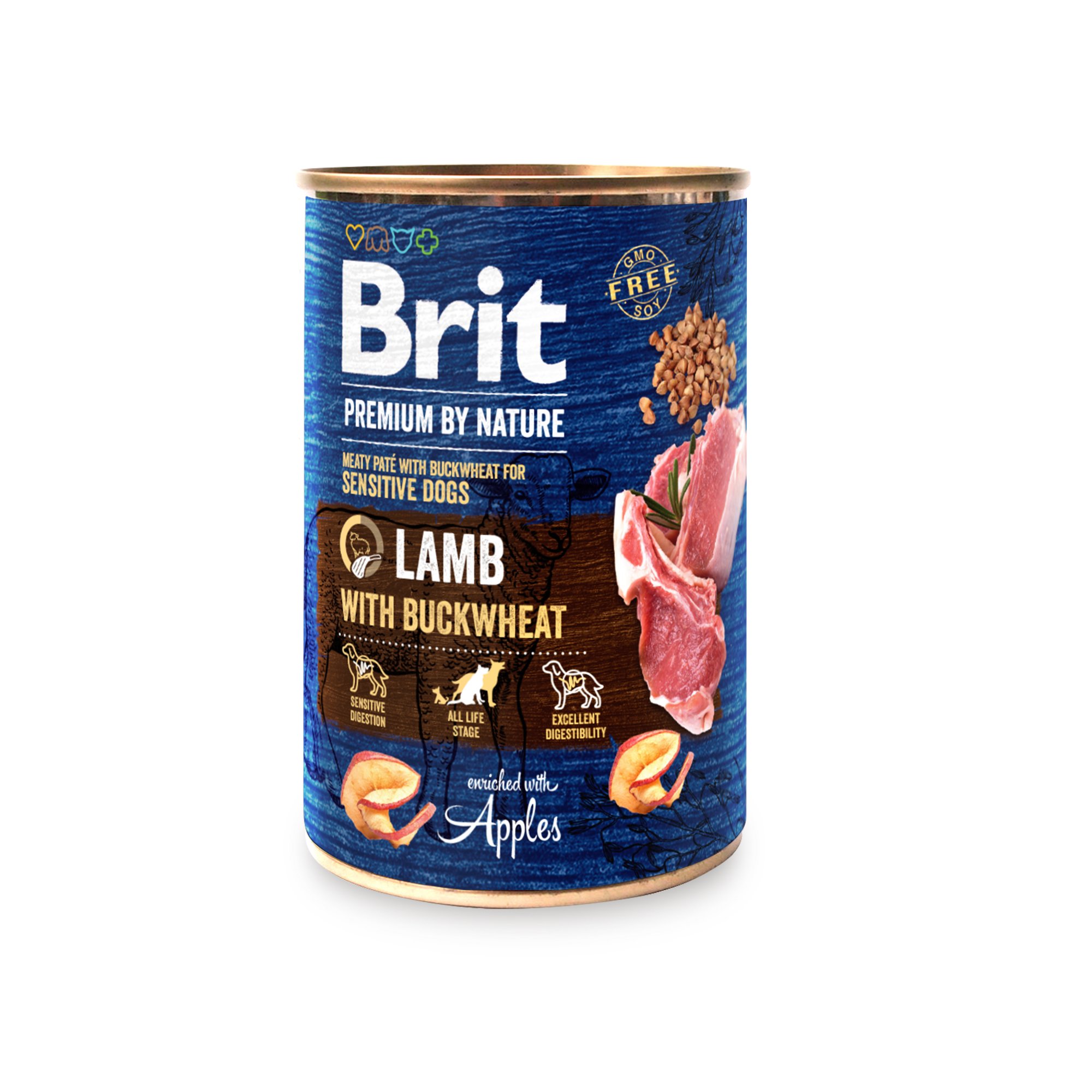konzerva Brit Premium by Natural Lamb with Buckwheat 800 g