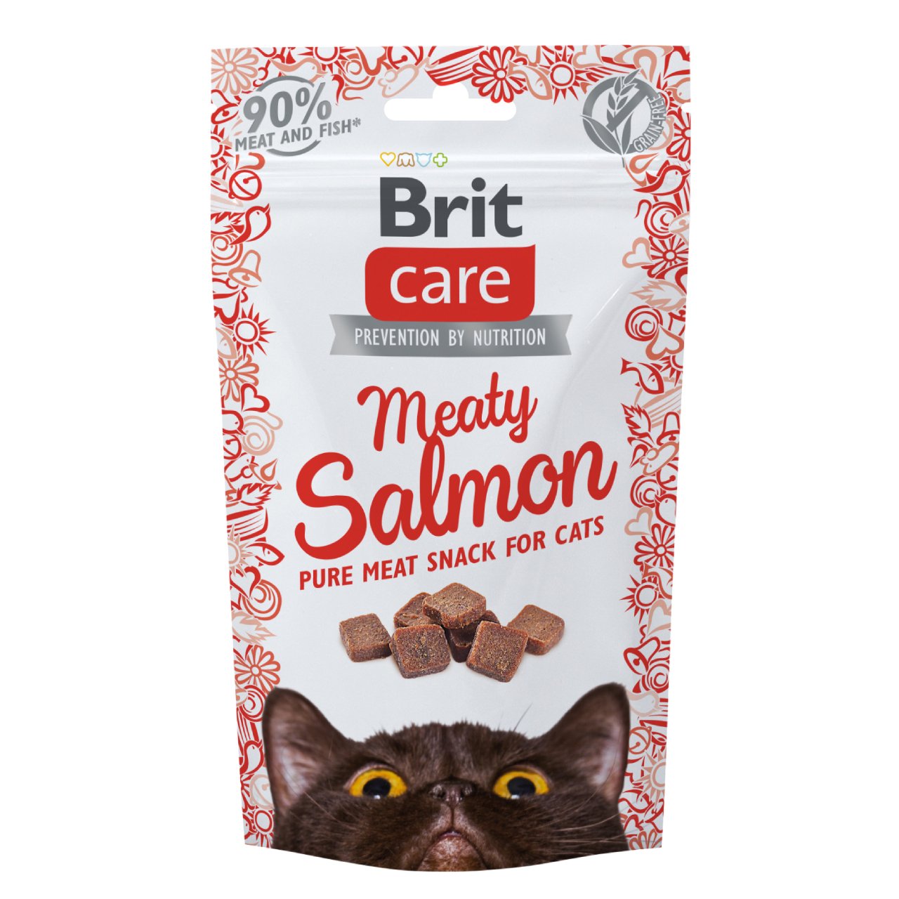Brit Care Cat Snack Meaty Salmon 50g