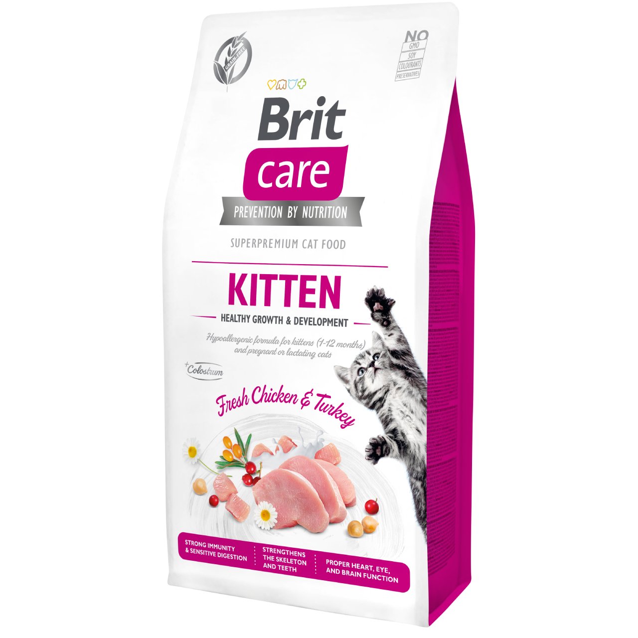 Brit Care Cat Grain-Free Kitten Gentle Digestion&Strong Immunity 7 kg