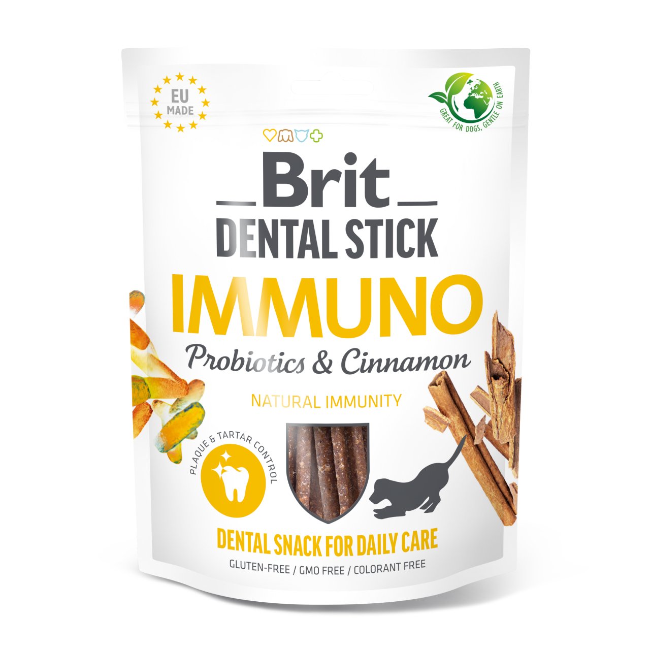 Brit Dental Stick Immuno with Probiotics&Cinnamon 251 g