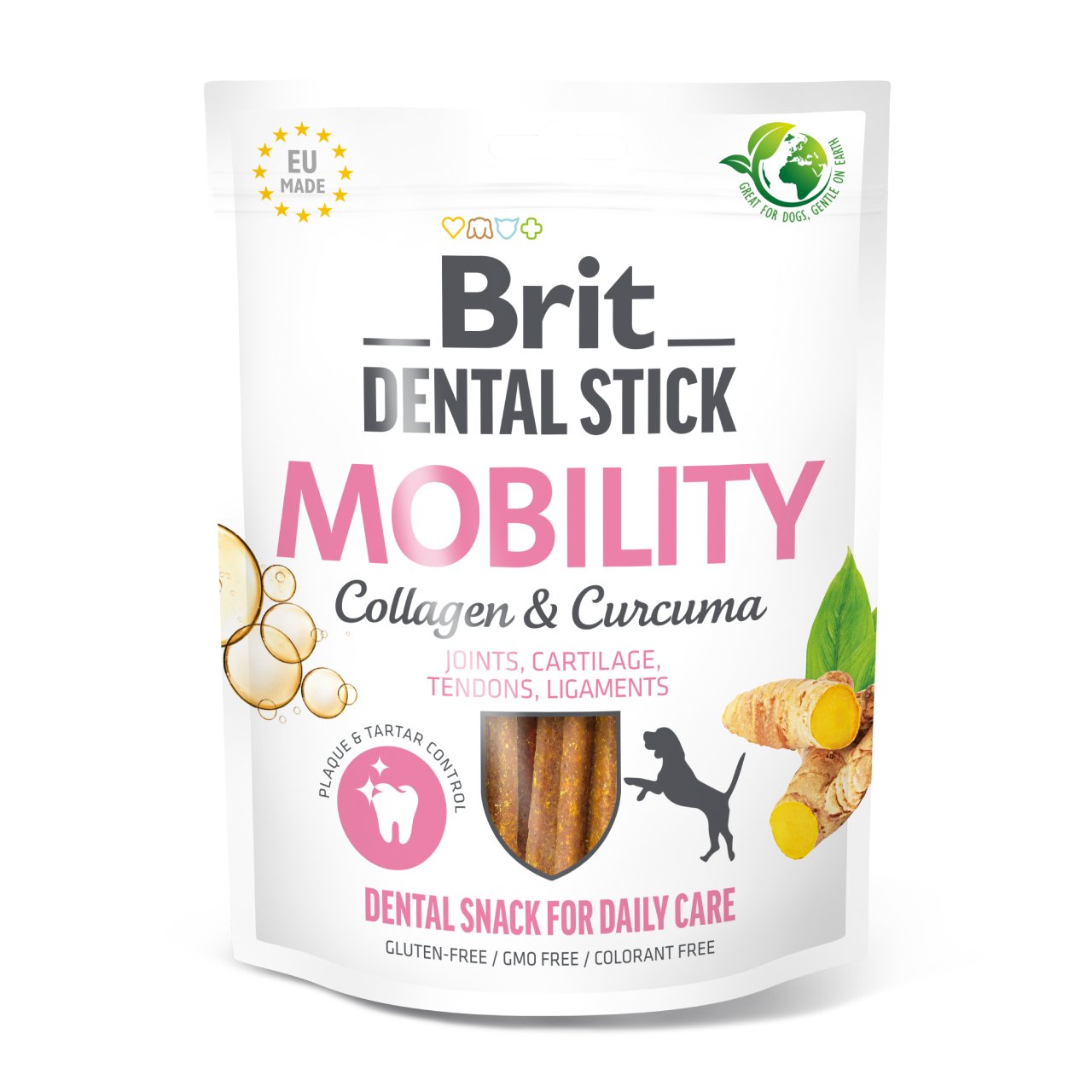 Brit Dental Stick Mobility with Curcuma & Collagen 251 g