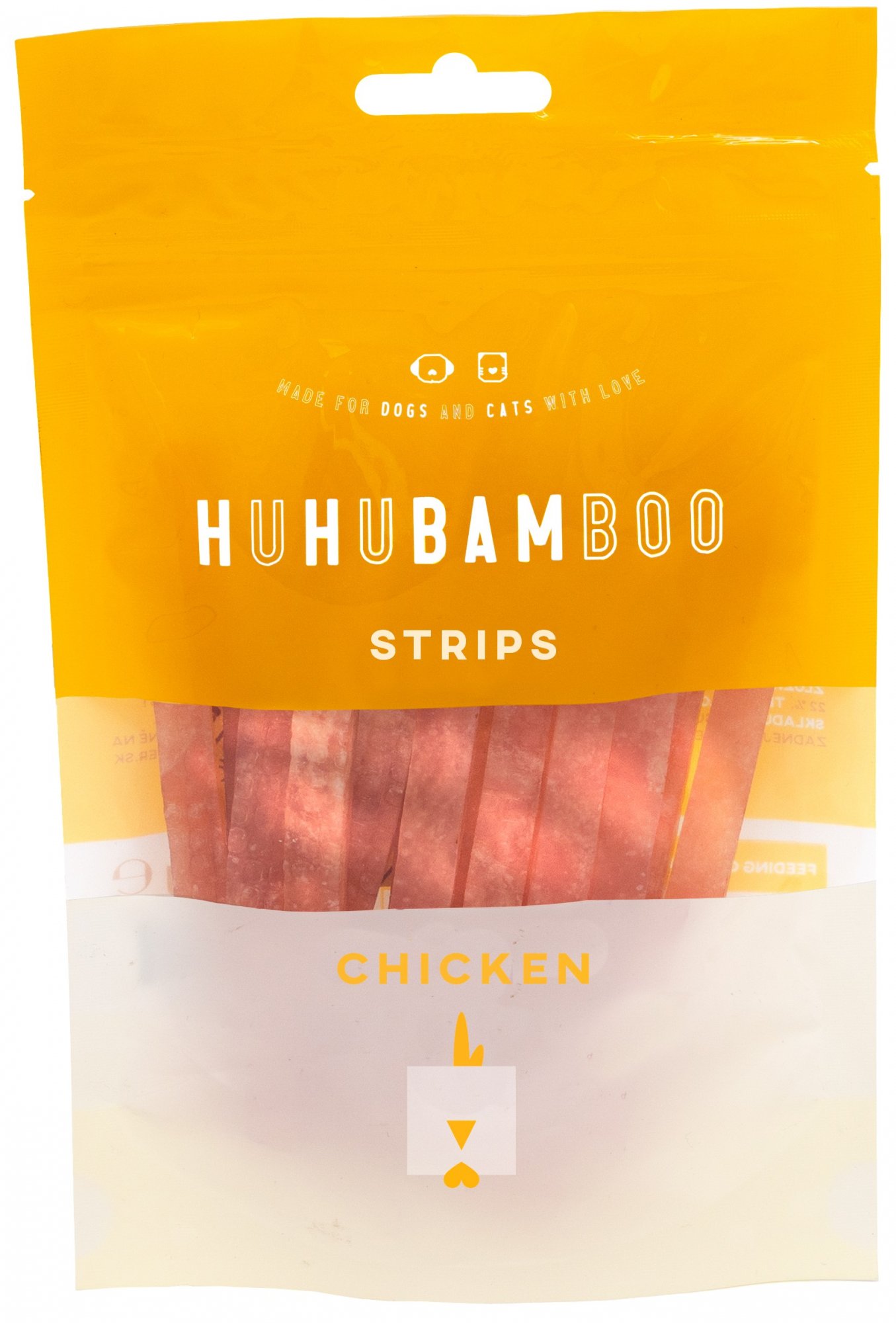 Huhubamboo kuracie prúžky 75g