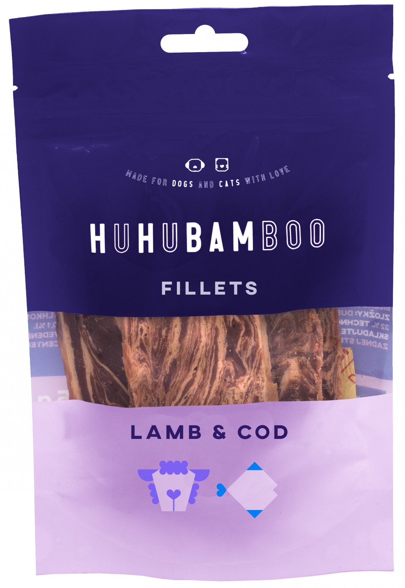 Huhubamboo jahňacie filety 75g