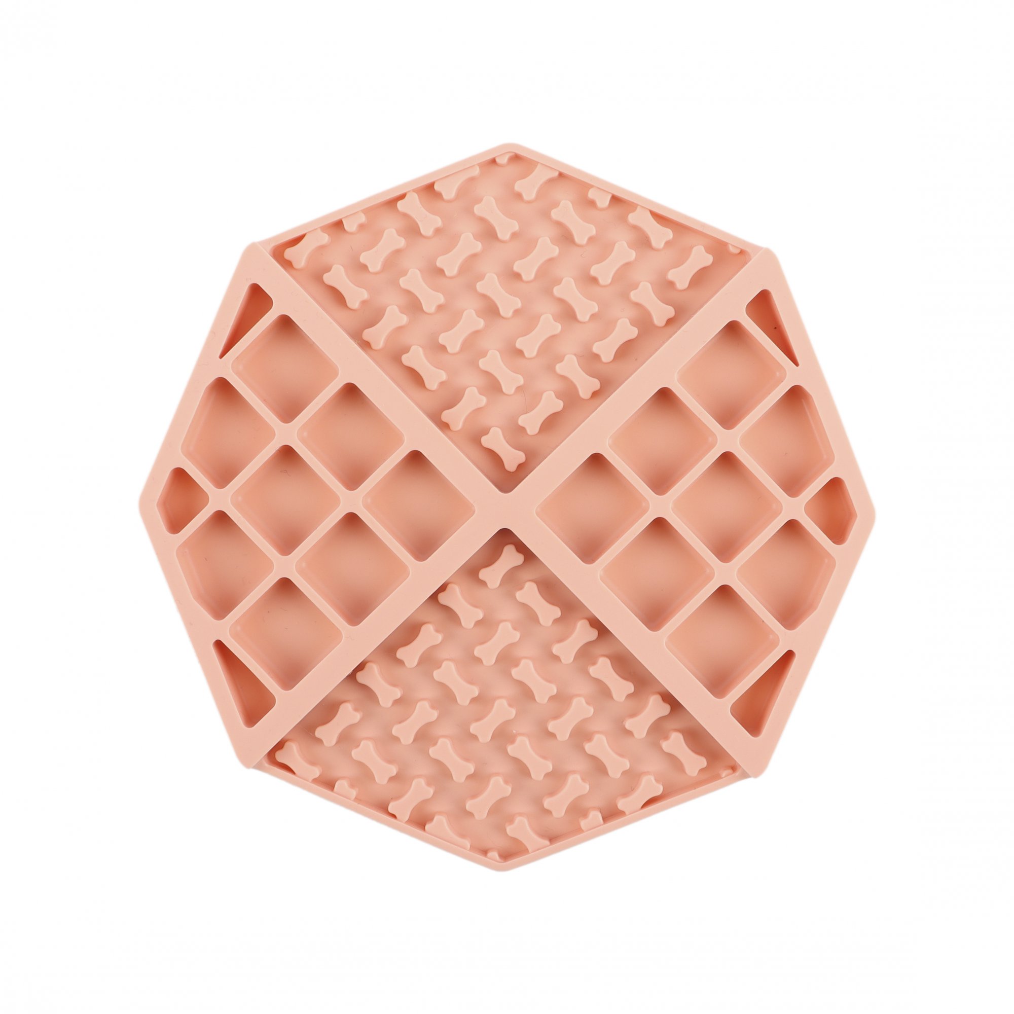Huhubamboo lízacia podložka rôzny osemuholník 15x15cm