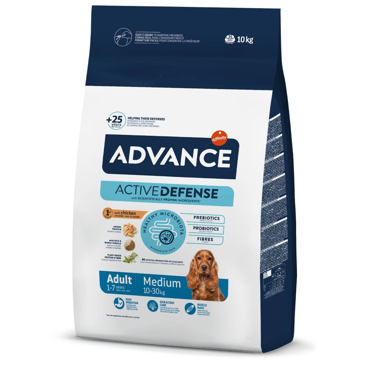 ADVANCE DOG MEDIUM Adult kura 10kg