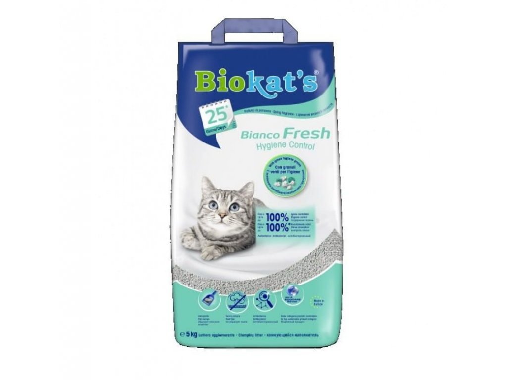 Biokat\'s Bianco Fresh Control podstielka 5kg