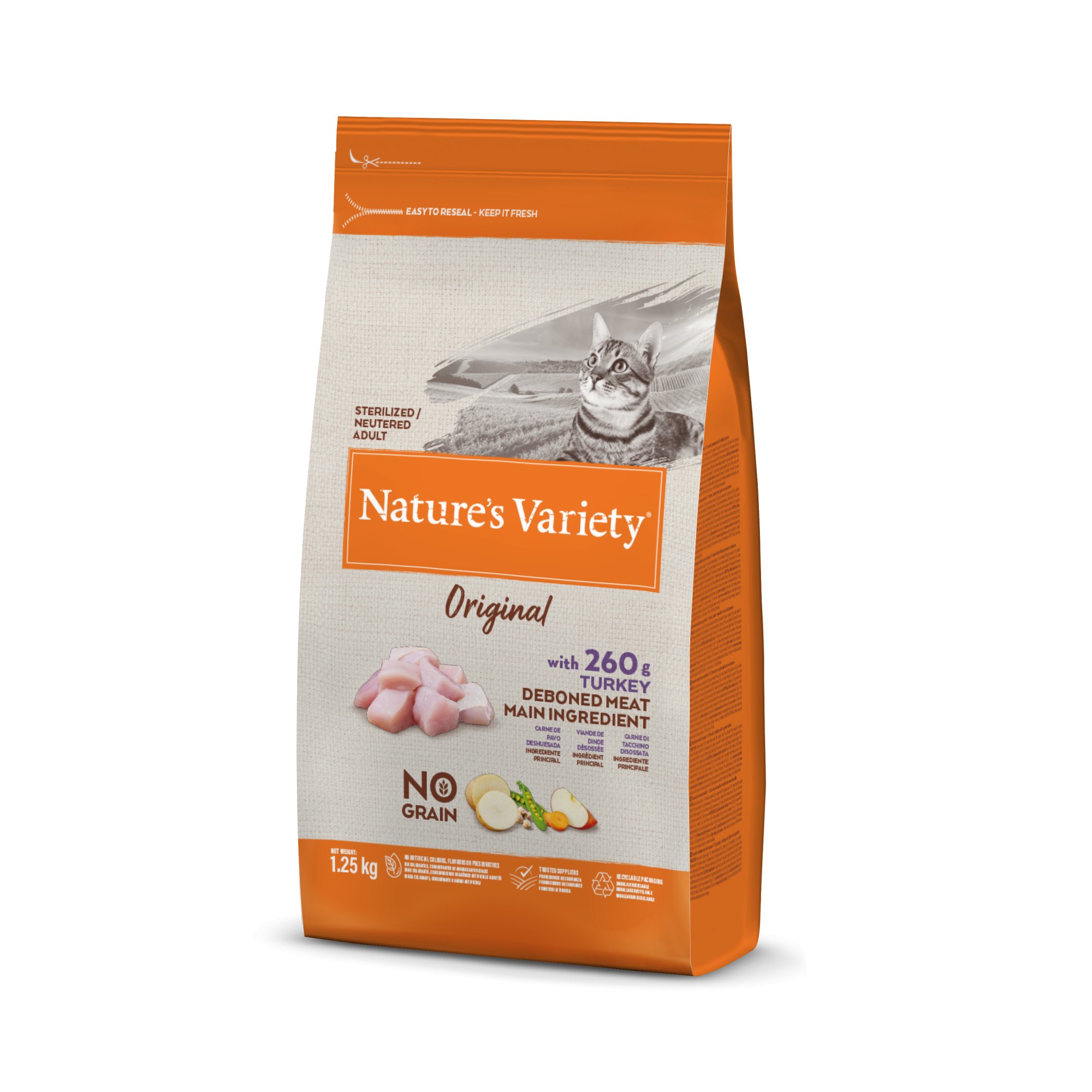 Nature´s variety original pre mačky s morčacím 1,25kg