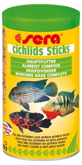 Sera základné krmivo pre stredne veľké a veľké cichlidy Cichlids Stick 1000ml Nature