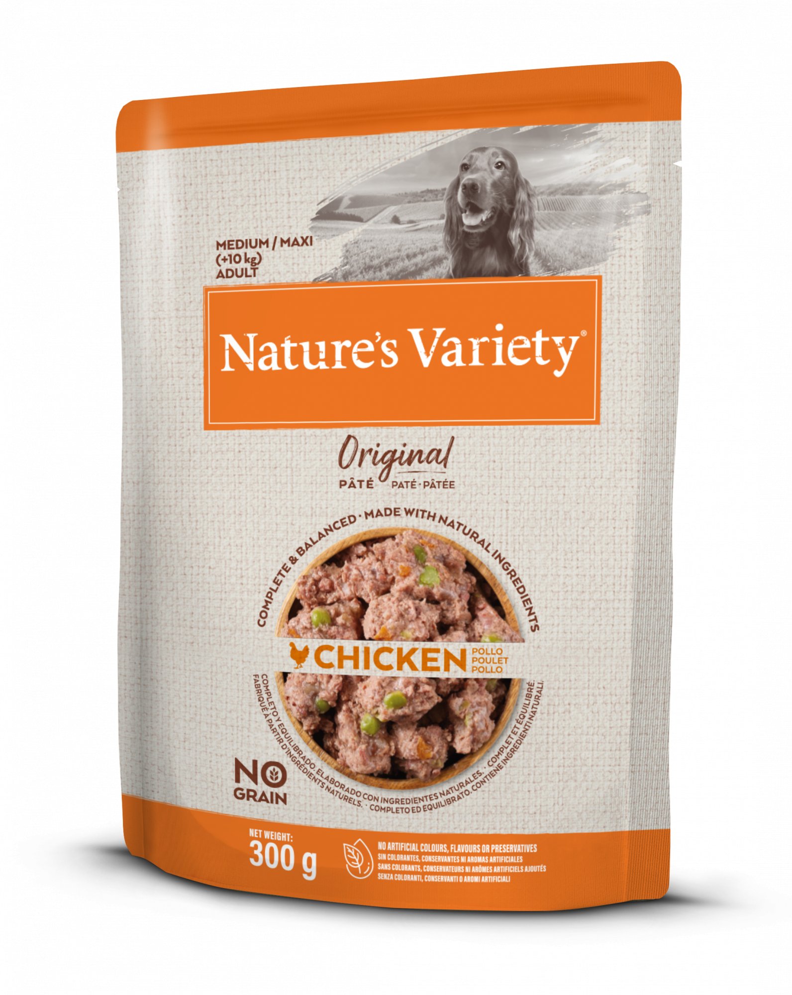 Kapsička Nature´s variety original pre stredné psy s kuracím 300g