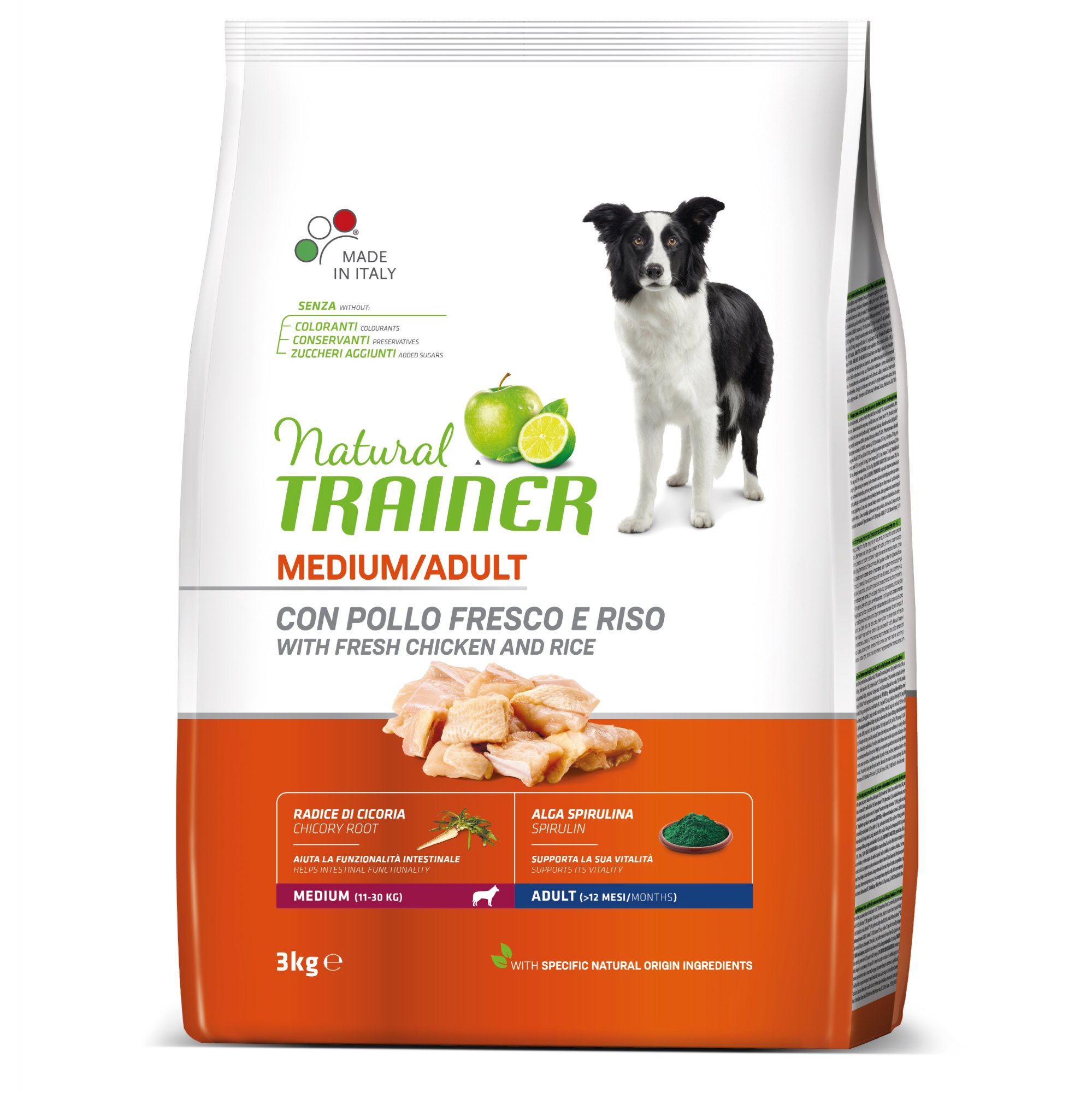 TRAINER Natural Medium Adult čerstvé kura 3kg
