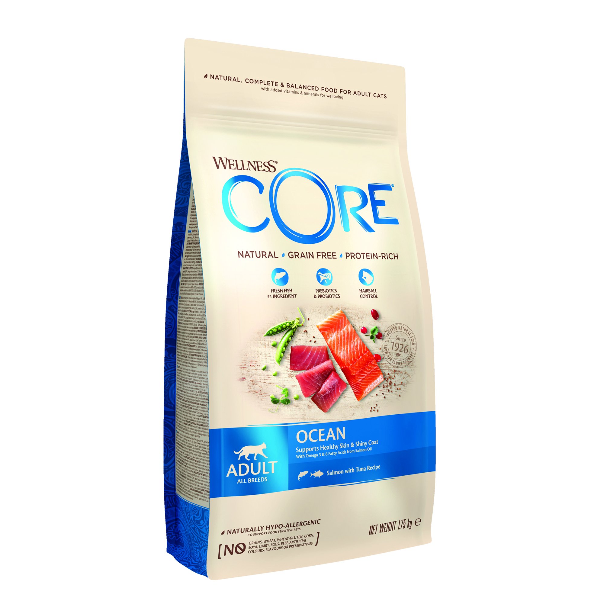 Wellness Core Cat Ocean Adult All Breeds losos a tuniak 1,75 g
