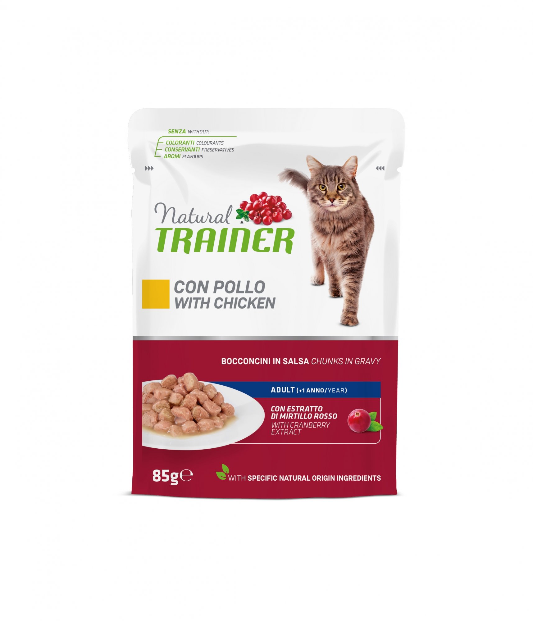 Vrecko Trainer Natural CAT AD. kura 85g