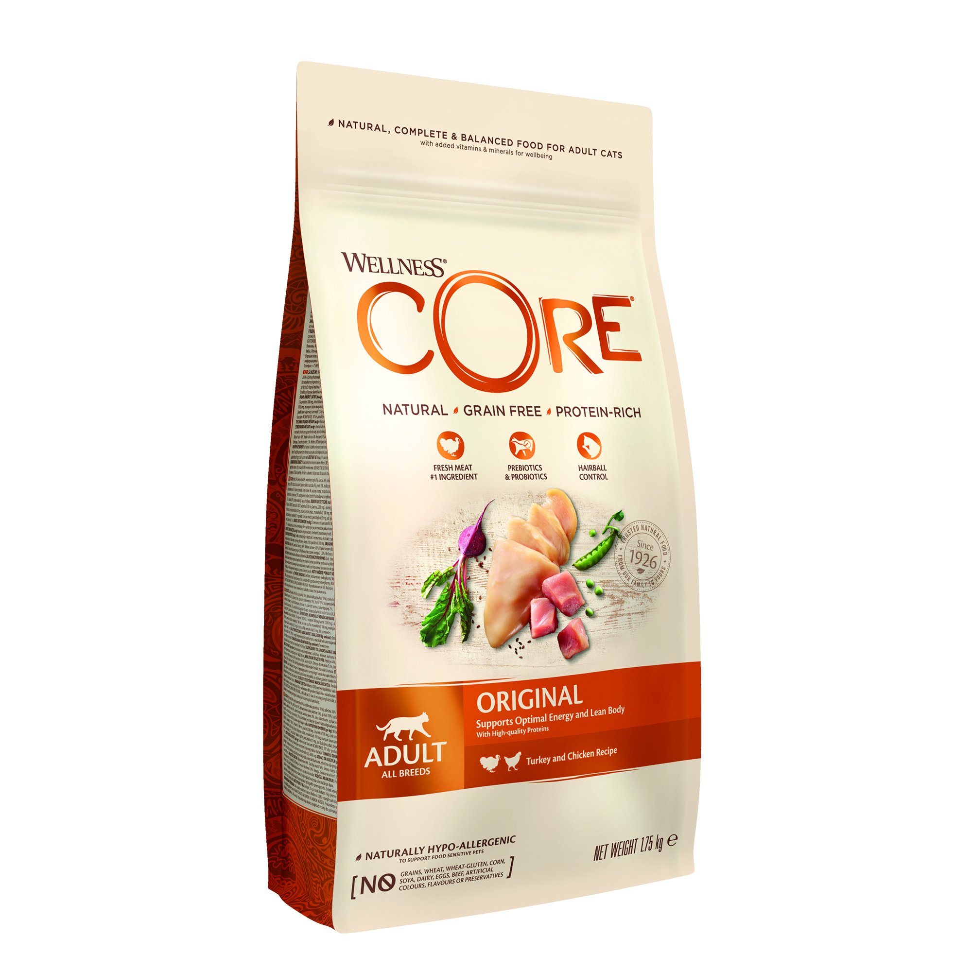 Wellness Core Cat Original Adlut All Breeds morka a kura 1,75kg

