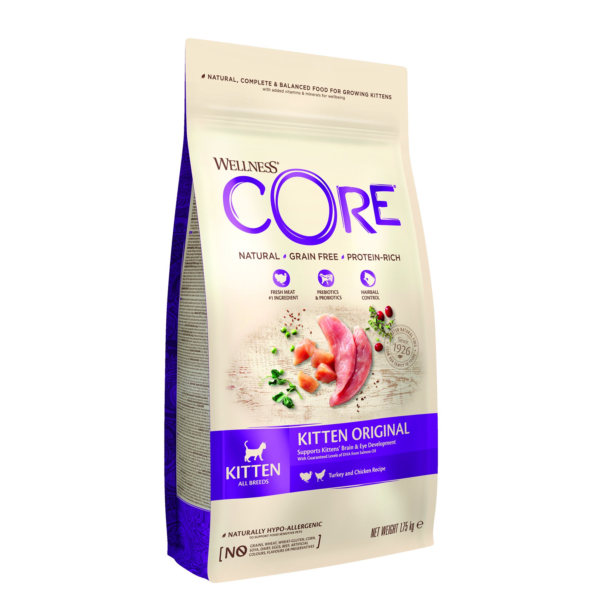 Wellness Core Cat Original Kitten All Breeds morka a kura 1,75kg
