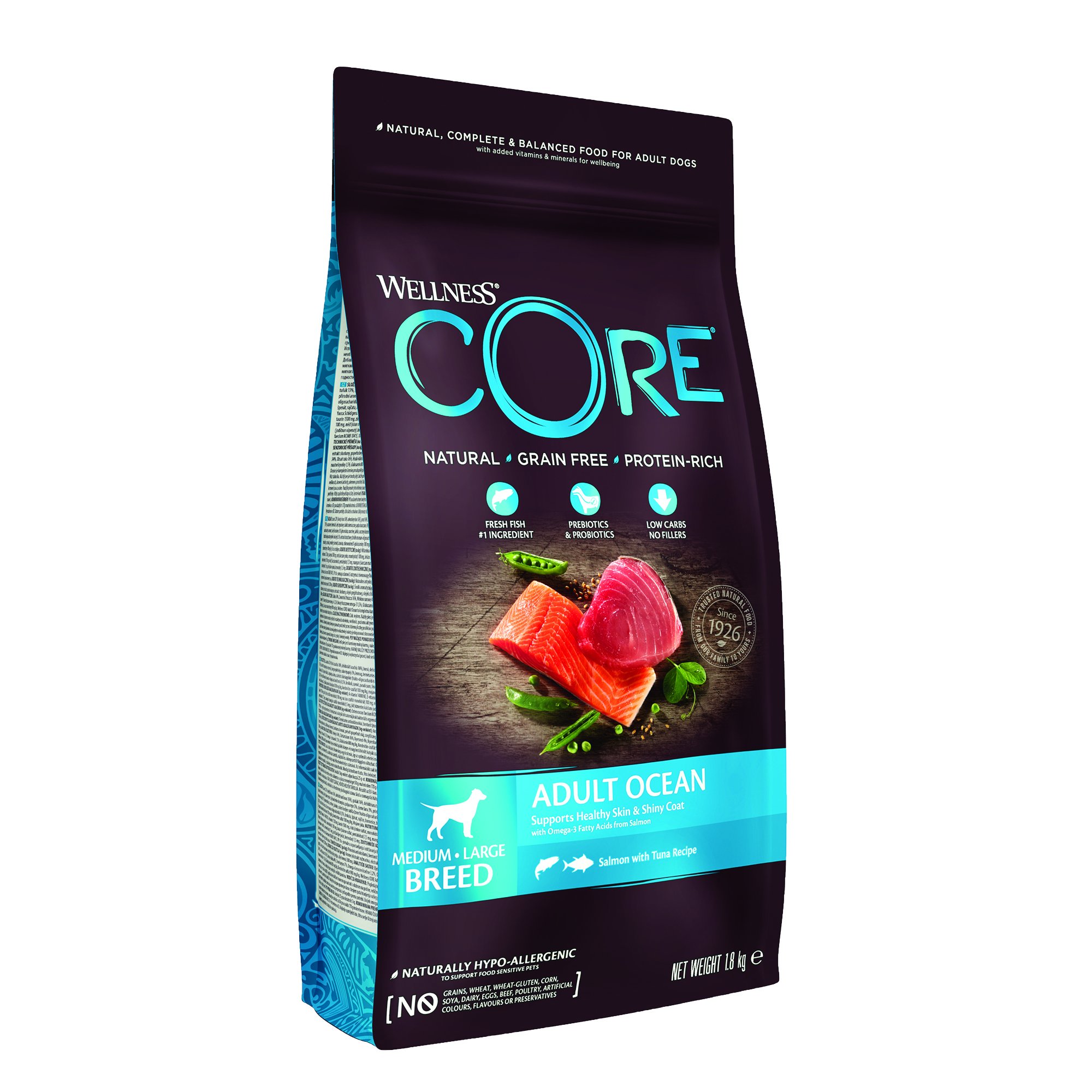 Wellness Core Dog Ocean Adult Large losos a tuniak 1,8kg
