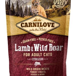 Carnilove Cat Grain Free Lamb & Wild Boar Adult Sterilised 400g