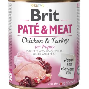 konzerva Brit Pate & Meat Puppy 800 g