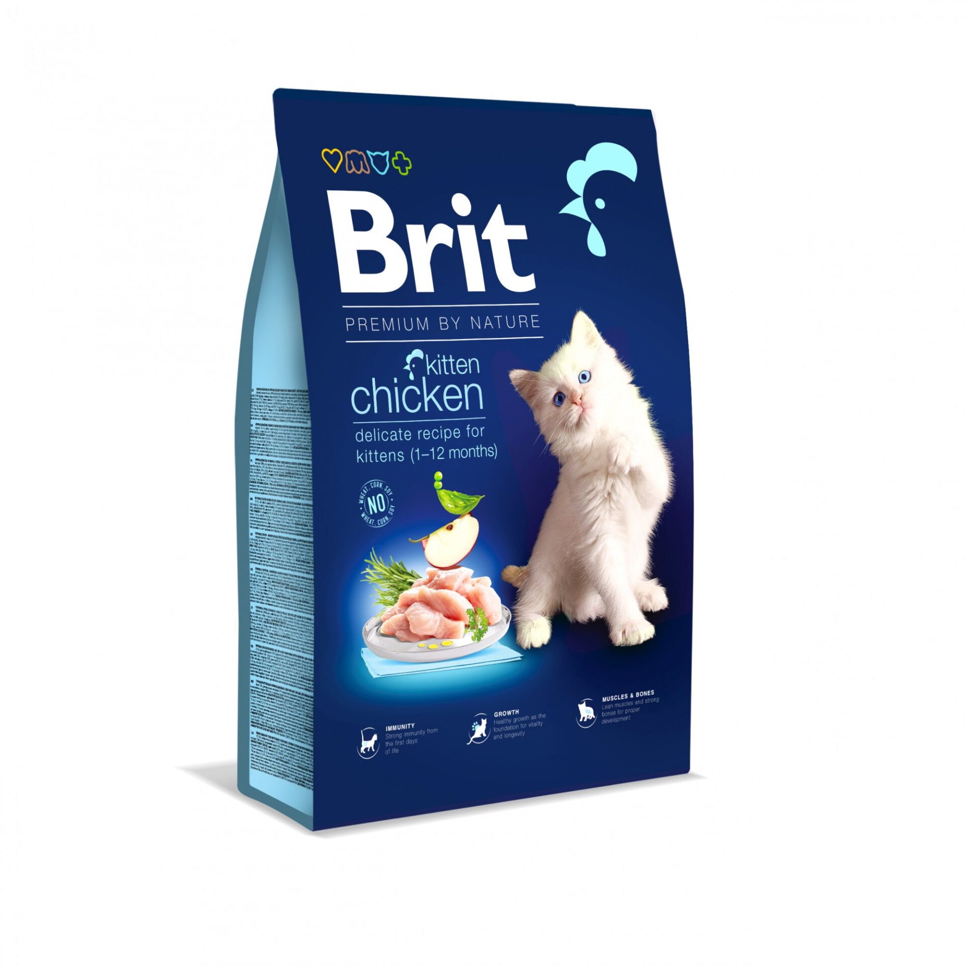 Brit Premium by Nature Cat Kitten Chicken 8 kg