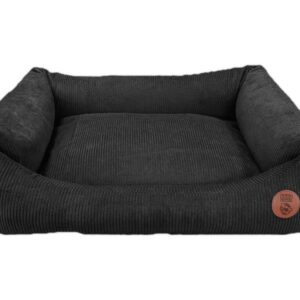 HUHUBAMBOO Pelech pre psíka CORD čierny veľkosť XL