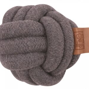 M-Pets Coto bavlnená hračka lopta, šedý 9,5 cm