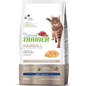TRAINER Natural Cat HAIRBALL kuracie 1,5kg