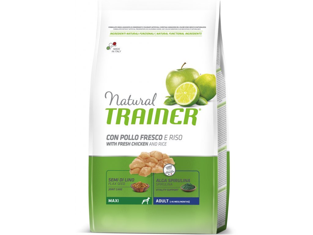 TRAINER Natural Maxi Adult čerstvé kura 12kg