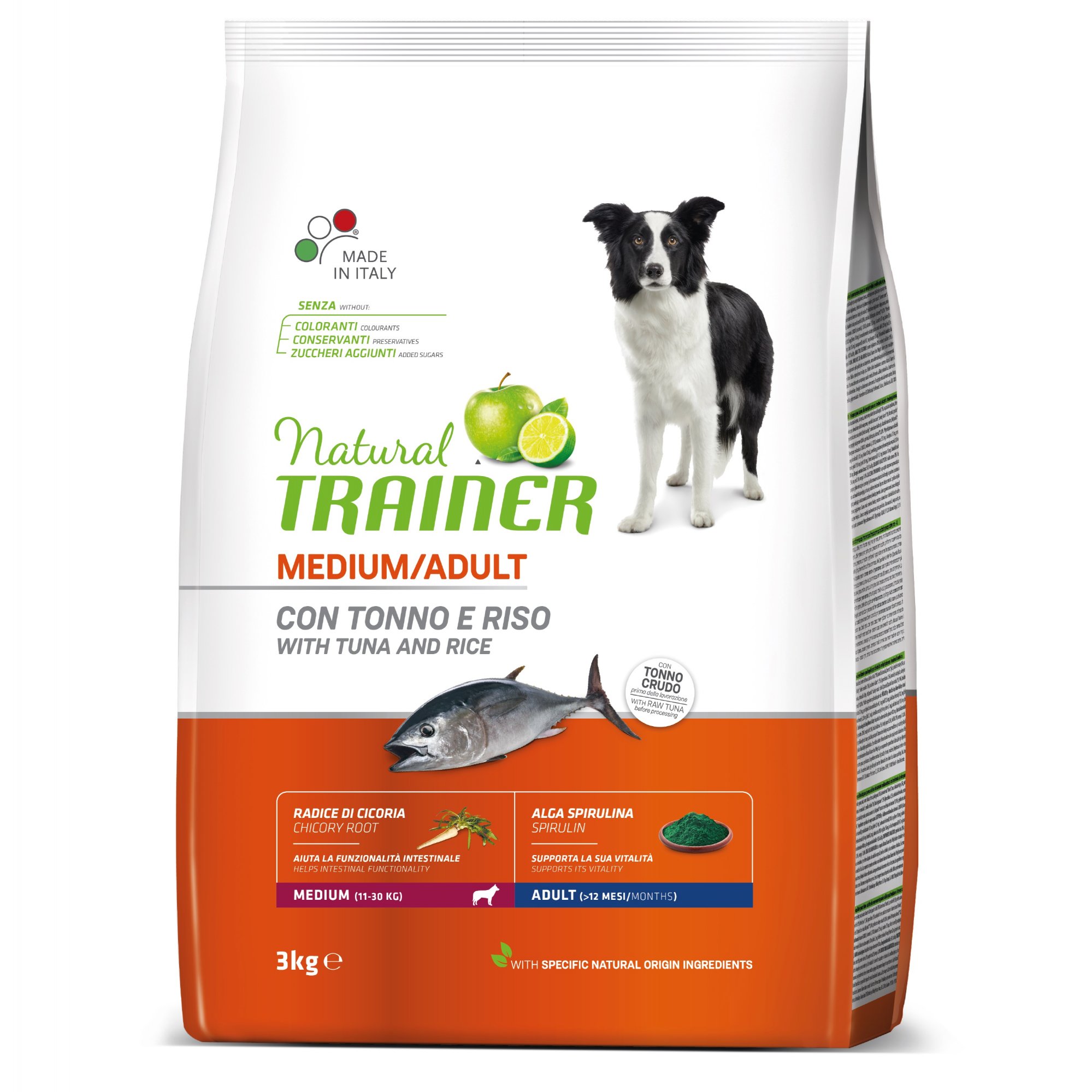 TRAINER Natural Medium Adult ryba a ryža 3kg