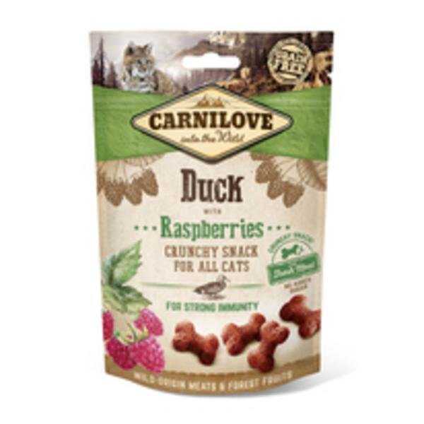 Carnilove Cat Crunchy Snack Duck and Raspberries 50g