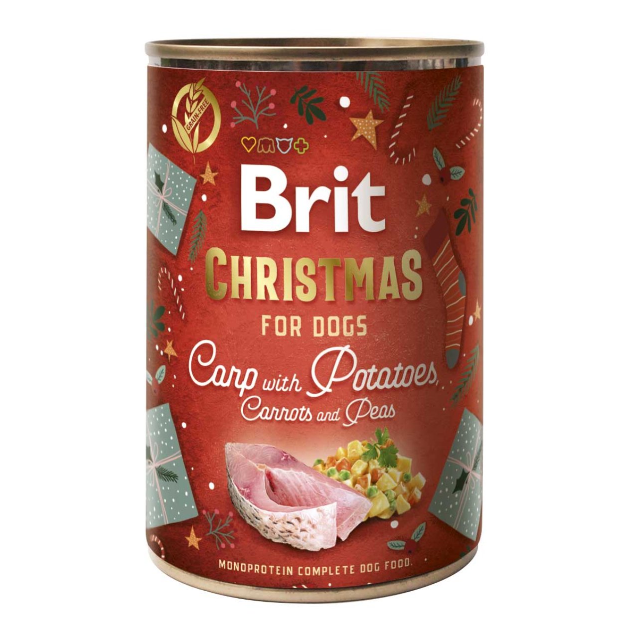 Brit Care Dog Monoproteín Vianočný can 400g