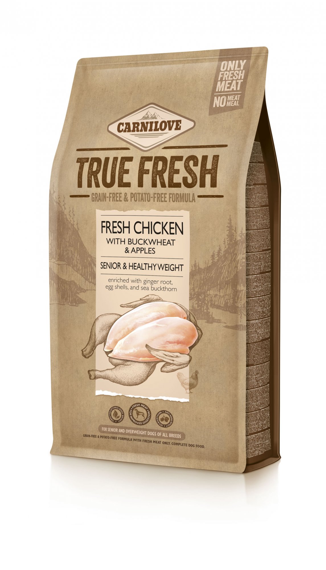 Carnilove True Fresh Senior & Healthy Weight kuracie 1,4kg