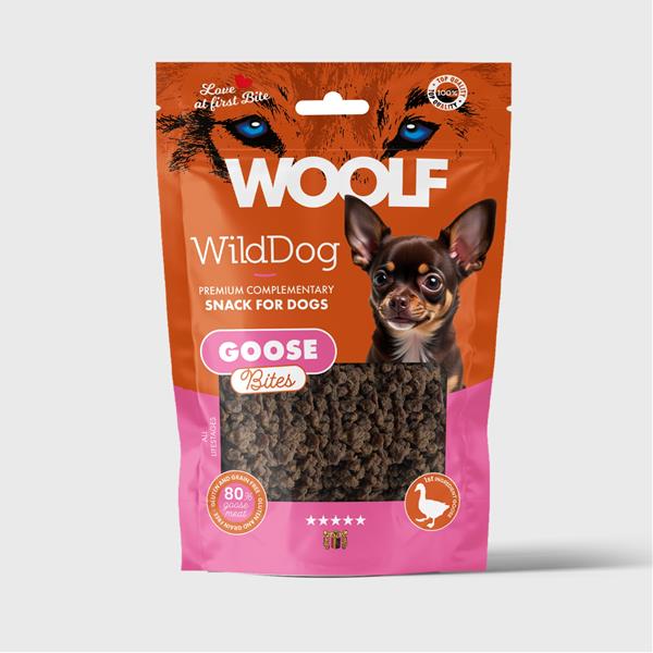 Pamlsok WOOLF WildDog Soft Goose Bites 100 g