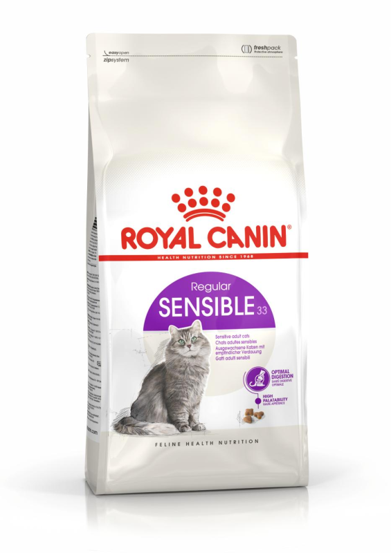 ROYAL CANIN Sensible granule pre dospelé mačky s citlivým trávením - 2 kg