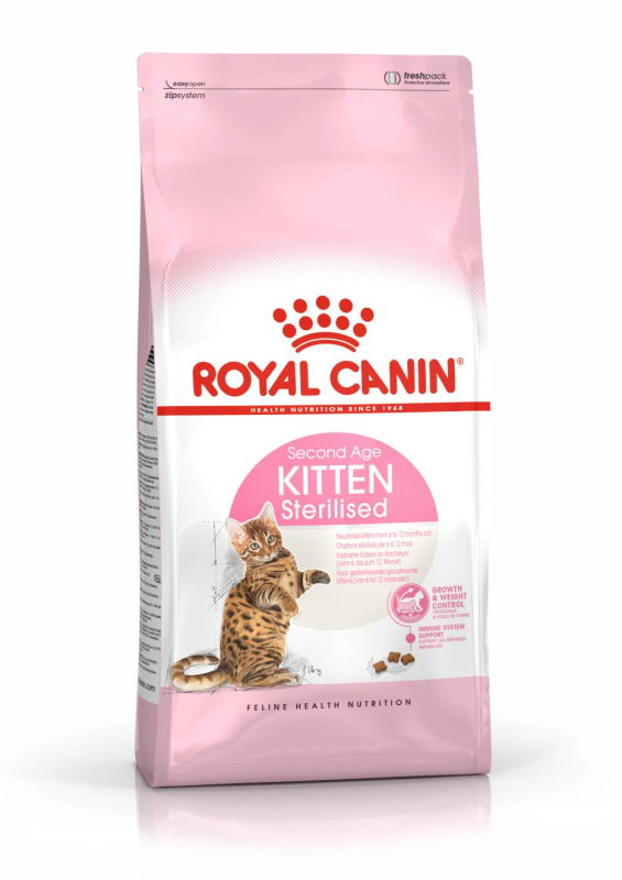 ROYAL CANIN Kitten Sterilised granule pre kastrované mačiatka do 6 mesiacov veku - 400 g