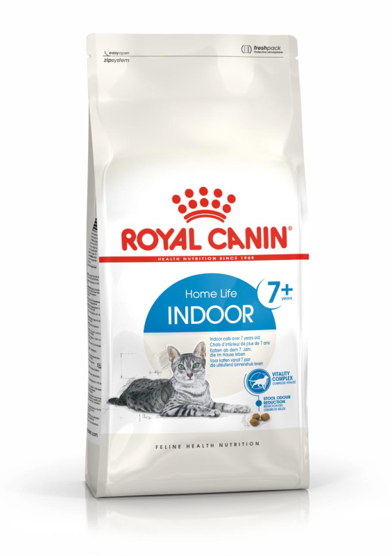 ROYAL CANIN Indoor 7+ granule pre starnúce mačky žijúce vo vnútri - 2 kg