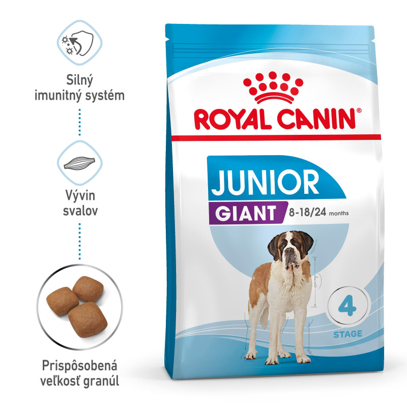ROYAL CANIN Giant Junior granule pre pre šteňatá obrích plemien - 15 kg