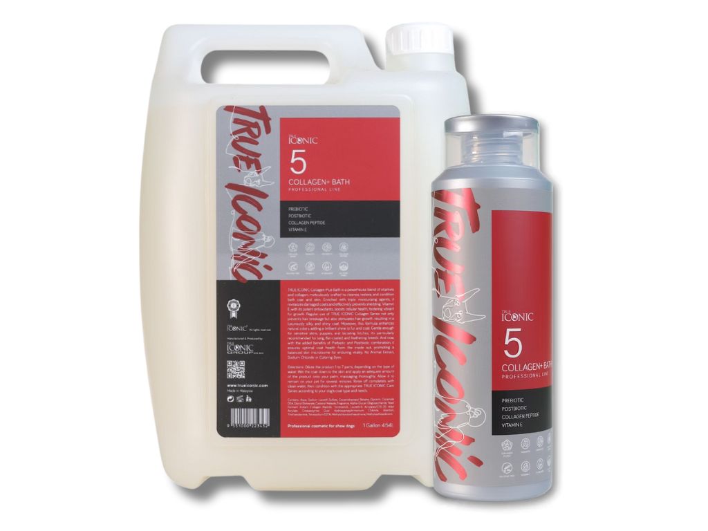 True Iconic COLLAGEN PLUS(+) bath - luxusný šampón pre psov 4500 ml