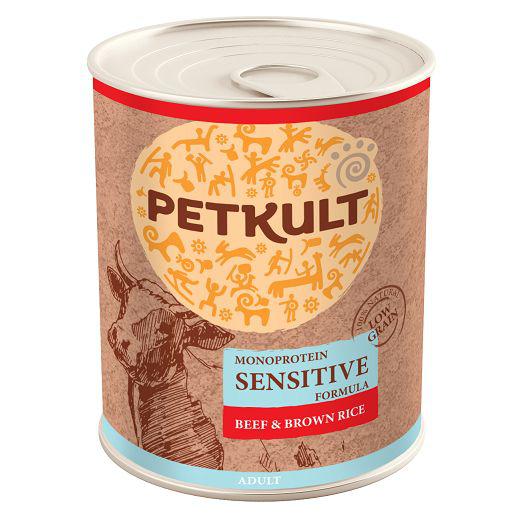 Petkult dog konz. SENSITIVE 800g - 12ks Morka