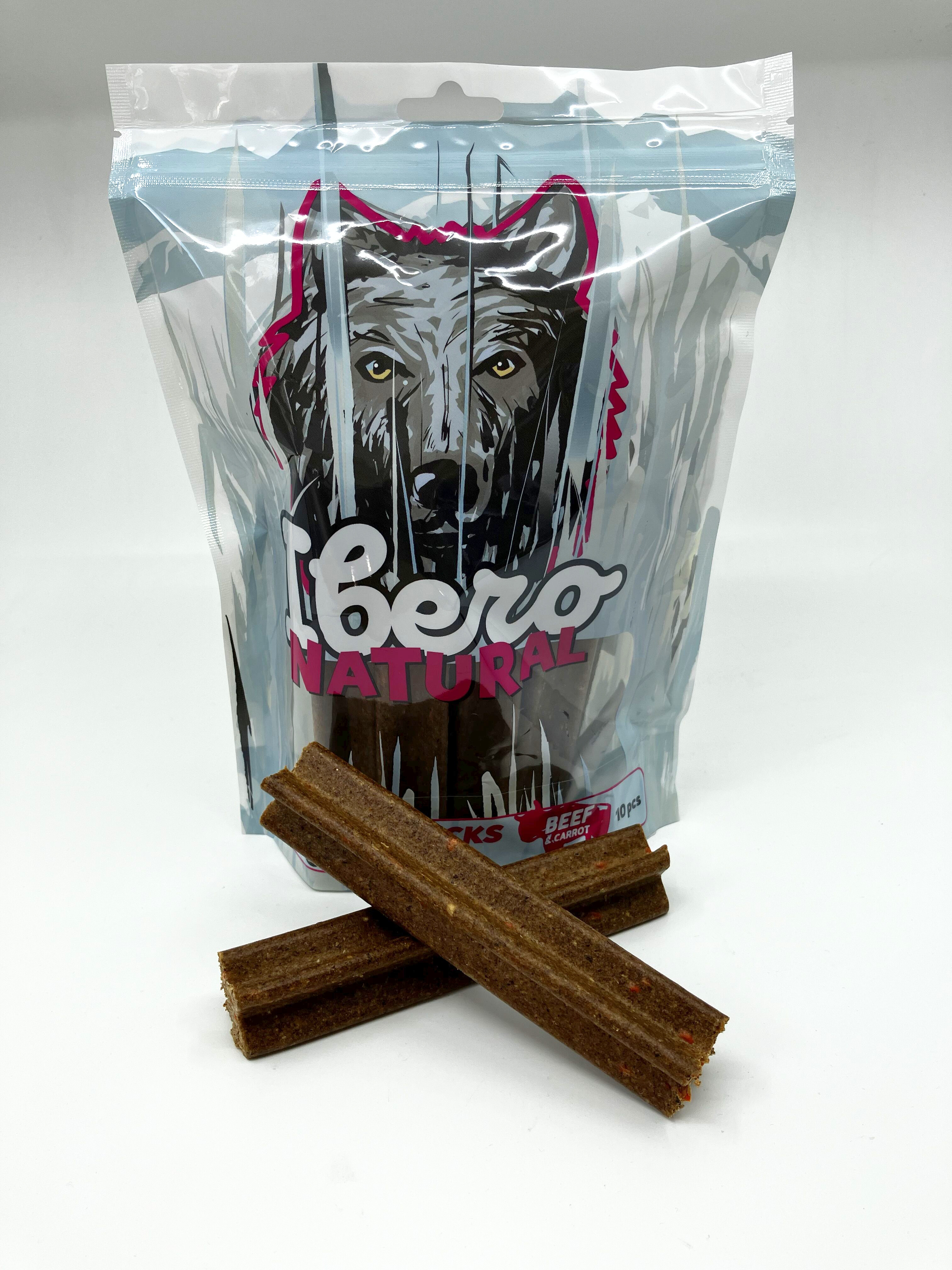 Ibero Cold Pressed Dental Snack Hovädzie / Mrkva - S / M (20ks)