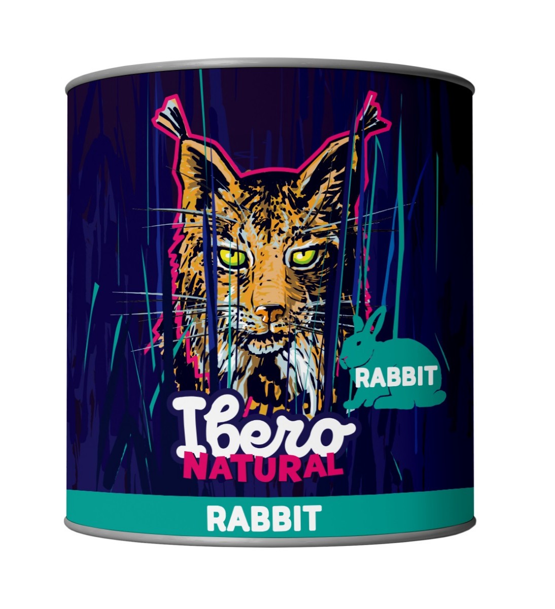 Ibero Natural Cat Konzerva Králik - 3x200g