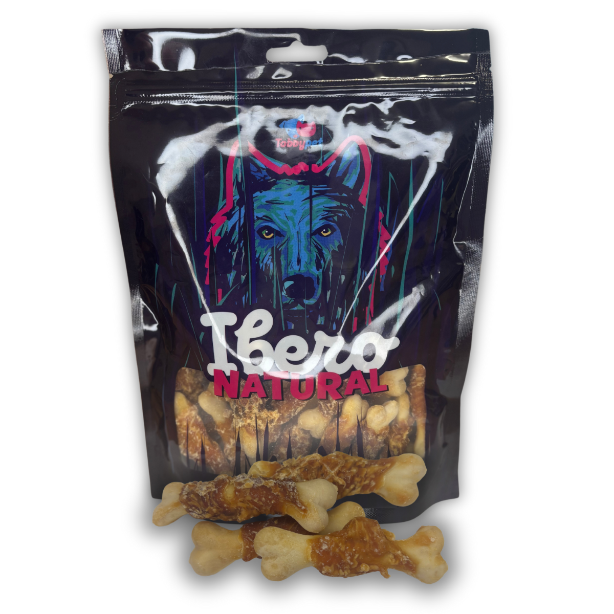 Ibero Natural Snack Chicken Bone Wrap - 300g