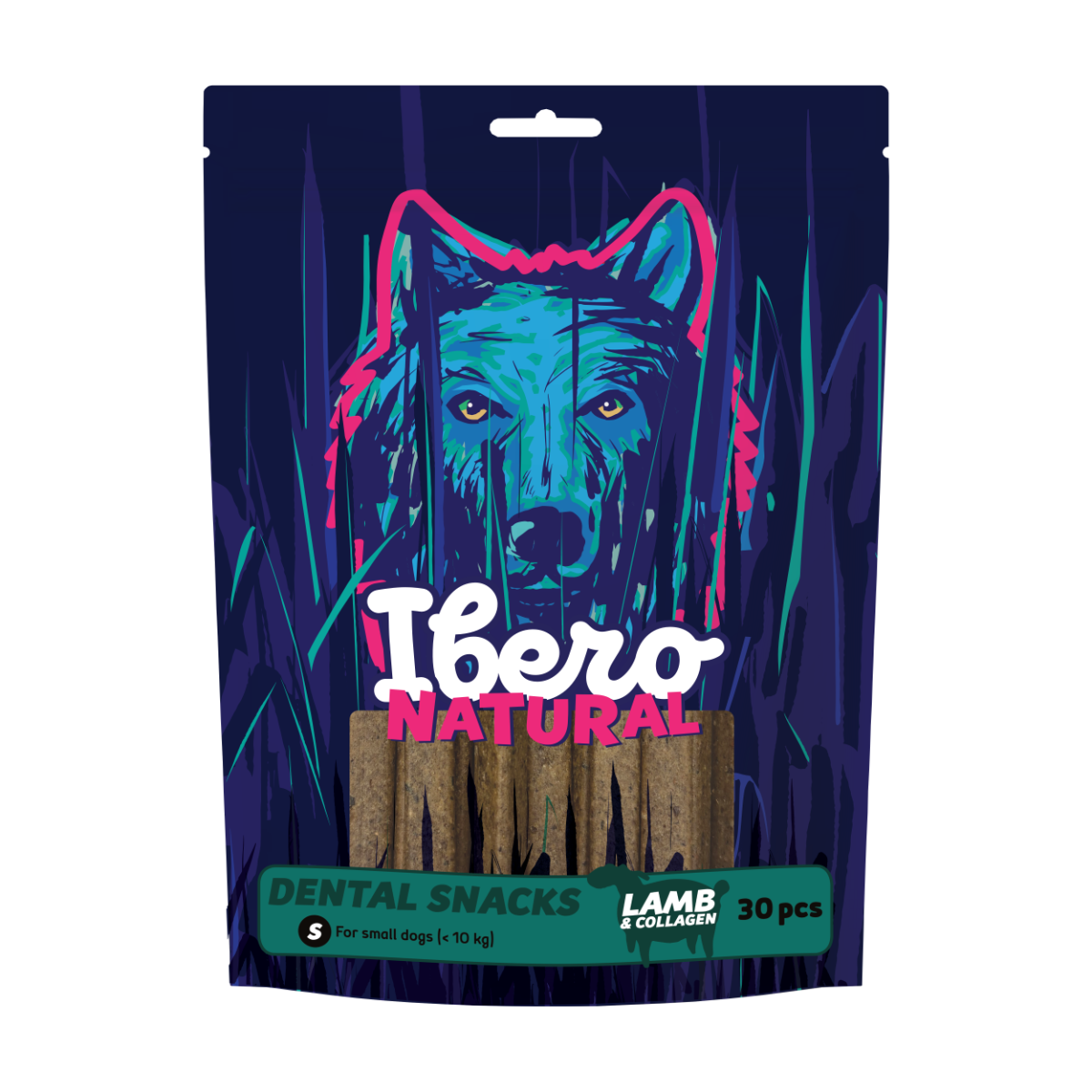 Ibero Natural Dental Snack Jahňacie/Kolagén - S (30ks)