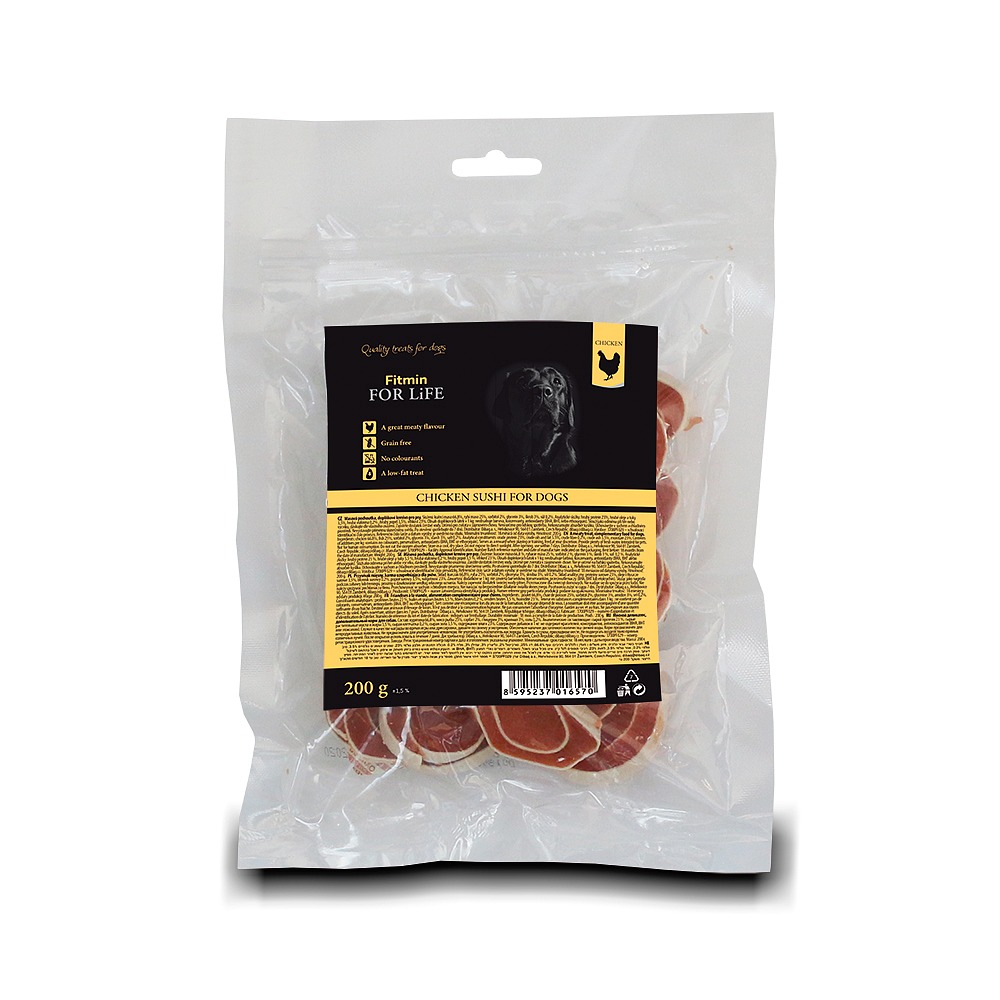 Maškrty dog treat chicken sushi 200 g