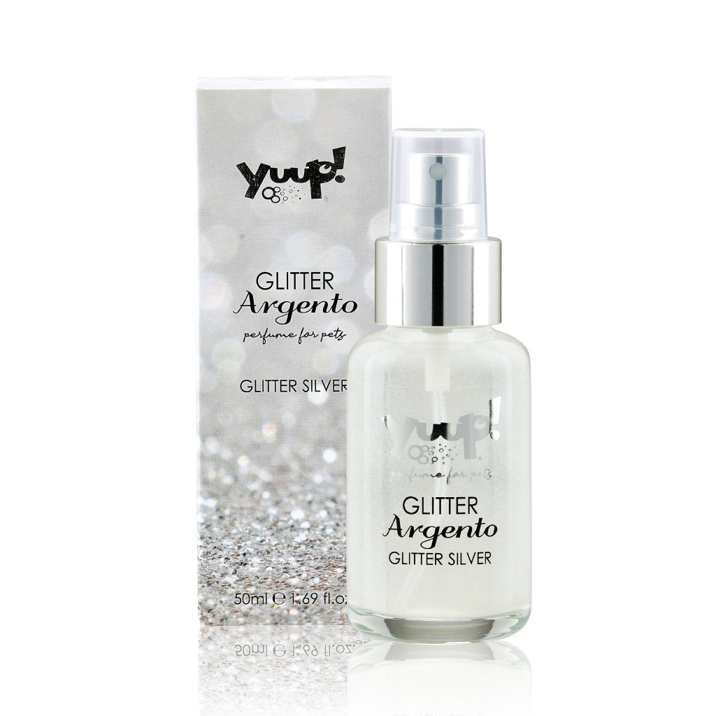 Parfém so striebornými trblietkami Yuup 50 ml