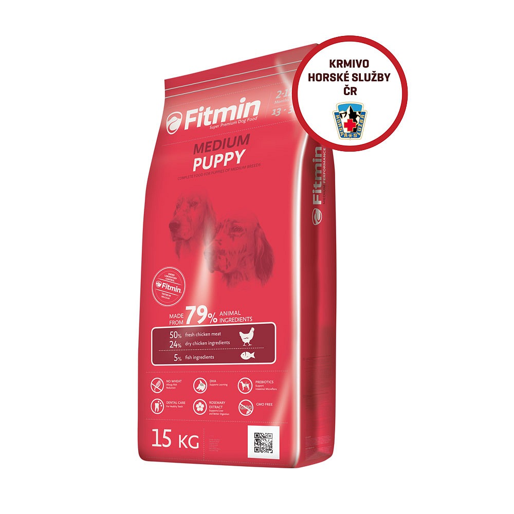 Fitmin dog MEDIUM PUPPY 15 kg
